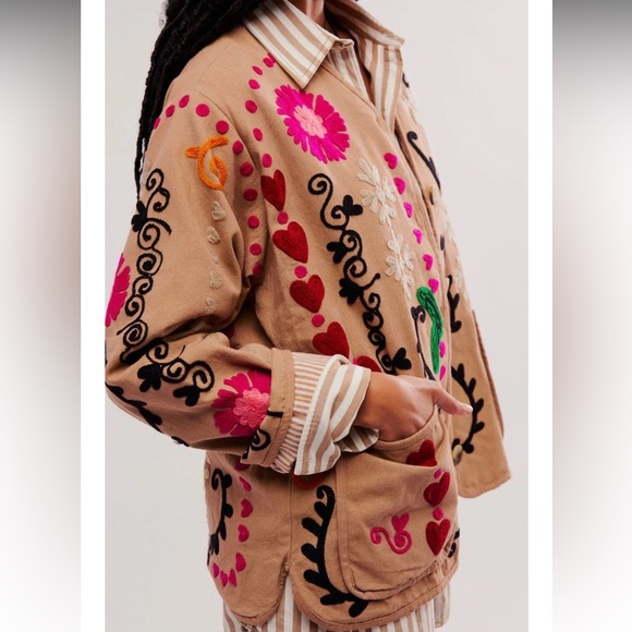 Sissel Edelbo Maggie Jacket In Sand Wave - Picture 1 of 7